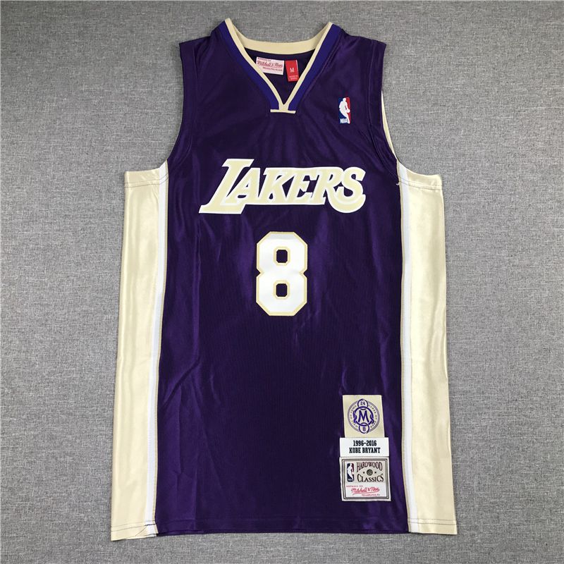 Men Los Angeles Lakers #8 Bryant purple Hall of fame NBA Jersey->los angeles lakers->NBA Jersey